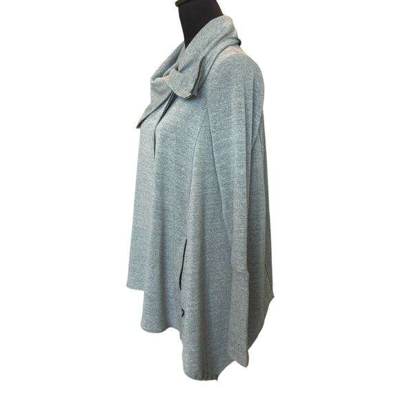 New ~ TEREZ ~ Draped French-Terry Jacket Size XS FALL - Picture 2 of 8